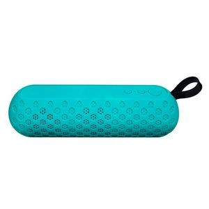 Circle Dotted Wireless Bluetooth Speaker - Aqua, Rechargeable (Case of