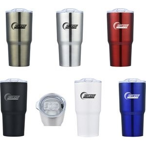 20 Oz. Stainless Steel Double Wall Tumbler With Lid