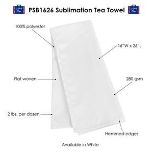 PSB1626 Sublimation Tea Towel
