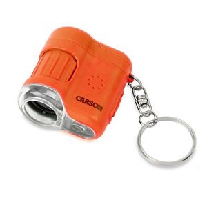 Carson® MicroMini™ LED Lighted Pocket Microscope (Orange)