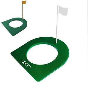 Golf Putting Cup Hole with Flag