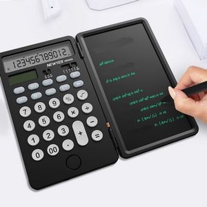 Folding Rechargeable Calculator with Lcd writing tablet