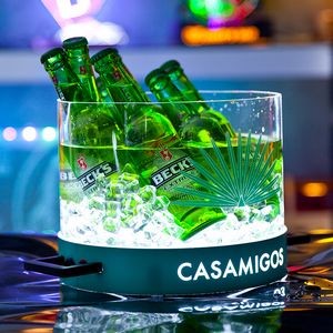 LED Round Beer Container