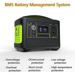 600W Emergency Solar Power Pack Back Up Station w/QC 3.0 Fast Charge