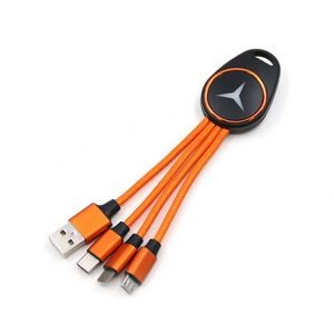 3in1 Charging Cable with LED Logo
