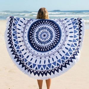 59" Round Microfiber Beach Towel