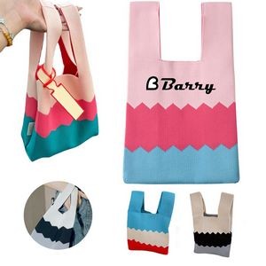 Vest Three-Color Shopping Tote Bag