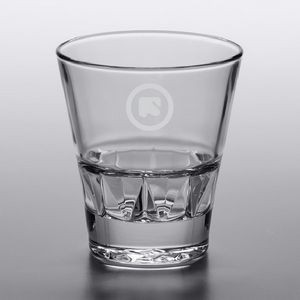 Deep Etched or Laser Engraved Libbey® 15969 Gallery 8.75 oz. Stackable Rocks / Old Fashioned Glass