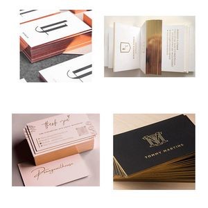 Business Card With Golden Edge