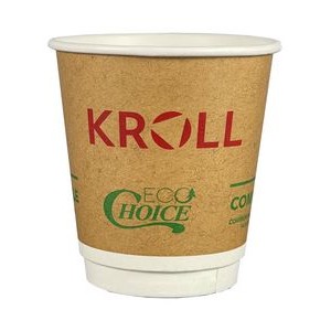 10 Oz. Kraft Brown Eco-Choice Double Wall Cup
