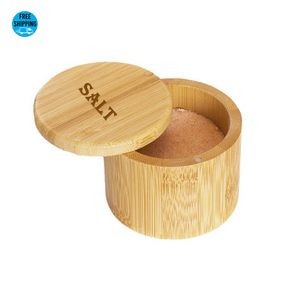 Bamboo Salt Container