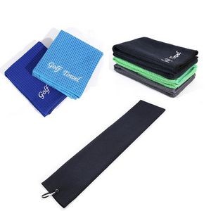 Microfiber Golf Towel with Durable Carabiners Clip