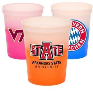16 oz. Two-Tone Color Changing Stadium Cups BPA Free