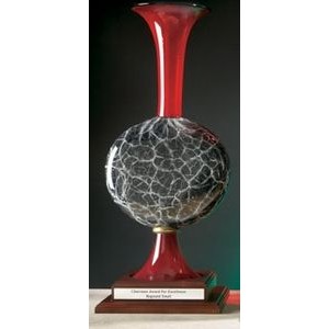 22.5" Pieper Hand Blown Art Glass Award