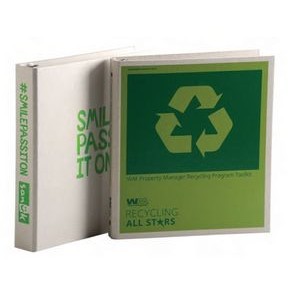 Recycled Chipboard Binders w/ 1/2" Capacity (11" x 8-1/2" Sheet Size)