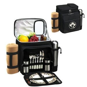 Picnic Set for 2 with Cooler, Coffee Service & Blanket