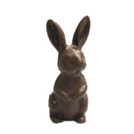 Chocolate 3D Perched Up Bunny