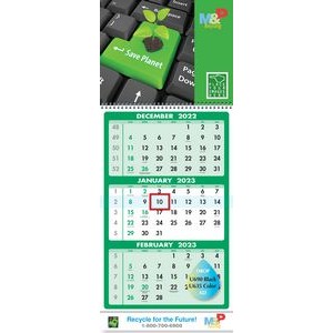 Custom 3-Month V Optimal Wall Calendar (Digital)