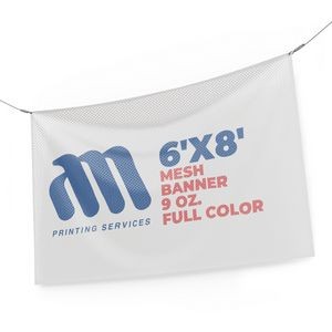 Mesh Banner 9 Oz. Full Color (6'x8')