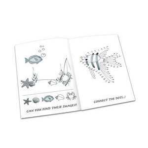 Custom Cover Activity Book w/Custom Activities (12 Pages)