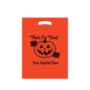Halloween Stock Design Orange Die Cut Bag  Trick or Treat