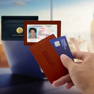 Elite RFID ID Window Card Holder Wallet (Black)