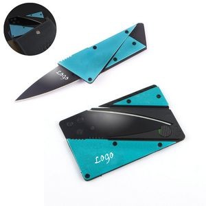Enhanced Card Shaped Folding Pocket Knife