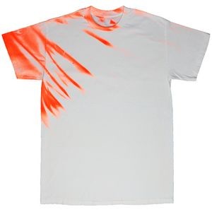 Neon Orange/White Eclipse Graffiti Short Sleeve T-Shirt