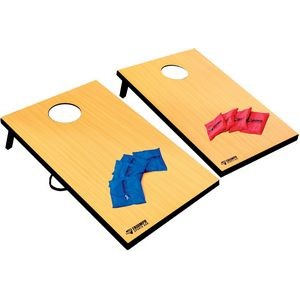 Corn hole Set with Bean Bags to the Two Boards Connect for Travel