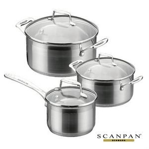 Scanpan® Impact 3pc Cookware Set - Stainless