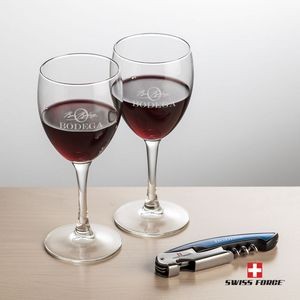Swiss Force® Opener & 2 Carberry Wine - Blue