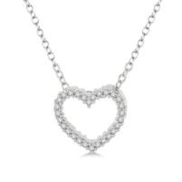 Jilco Inc. Mini Diamond Heart Necklace