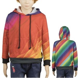 Kids Full Color Hoodie w/ Pockets Sublimated Hoodies