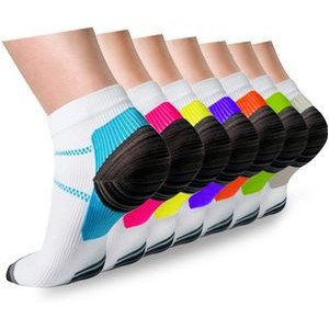 Compression Socks Women & Men, Ankle Athletic Socks Low Cut with Arch Support Best for Athlet