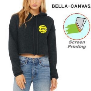 BELLA+CANVAS Women's Sponge Cropped Fleece Hoodies