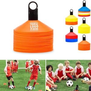 Set of 50 Pro Disc Agility Soccer Cones