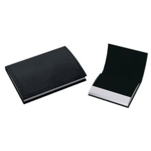 Black Leather Card Case