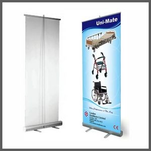 Retractable banner fully sublimated 31.5 x 79 inches