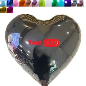 18 Inches Custom Heart Shape Foil Balloons