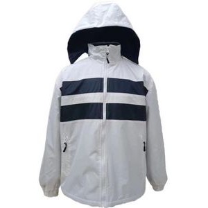 Adult Water Resistant Outerwear Jacket W/ Detachable Hood