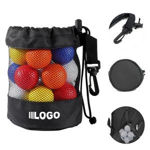 Nylon Mesh Golf Ball Bag Pouch