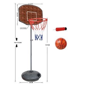 Basketball Hoop with 5.5" PVC Ball 1pcs