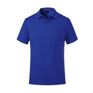 Unisex Quick Dry Polo Shirts Polyester Casual Collared Shirt