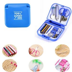 Portable Sewing Kit w/Protective Case