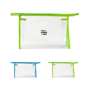Transparent Waterproof Cosmetic Bags With Zipper