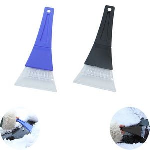Compact Plastic Ice Scraper for Refrigerator with Snow Shovel Feature