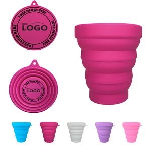 6.7Oz Portable Collapsible Silicone Water Cup