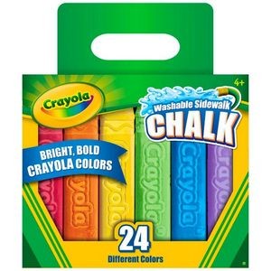 Crayola 24-Count Sidewalk Chalk with Tropical Colors (Case of 764)