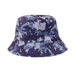 #4 Camo Pattern Basin Cap Bucket Hat