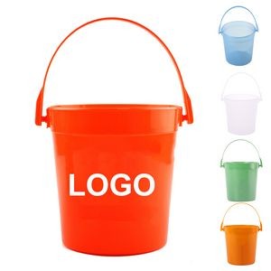 32oz Food Grade Plastic Fresh Product Storage Reusable Punch Bowl Easter Mini Ice Bucket With Handle